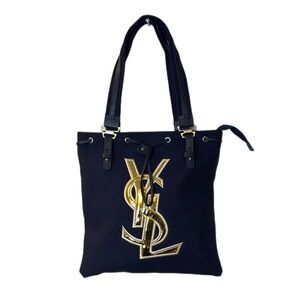 NWOT Yves Saint Laurent Canvas Parfum Novelty Tote Bag